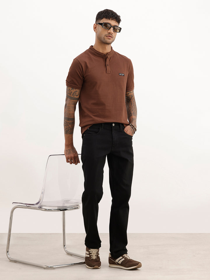 Timeless Straight Fit Denim Jeans | Black