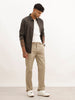Solid Straight Fit Trouser | Beige