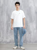 Thread Detailed Oversized T-Shirt | White