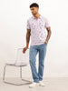 Slim Fit AOP Polo T-Shirt | Lavender