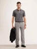 Slim Fit Tipping Collar T-Shirt | Dark Grey