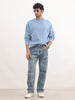 Solid Comfort Fit Sweatshirt | Blue
