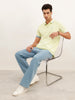 Solid Tipping Collar Polo T-Shirt | Green