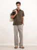 Solid Loose Fit Trouser | Grey