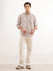 Regular Fit Checkered Shirt  | Brown