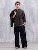 Men's Casual Solid Shirt | Brown
