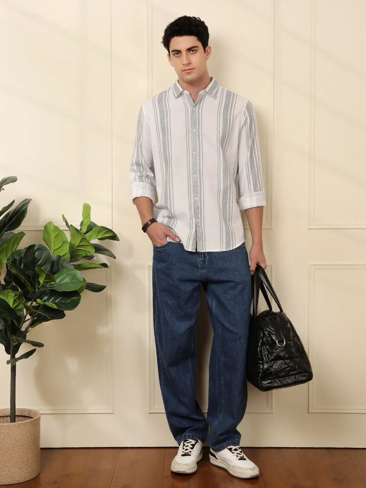 Prime Striped Regular Fit Shirt