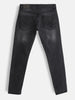Light Fade Skinny Crop Jeans | Dark Grey