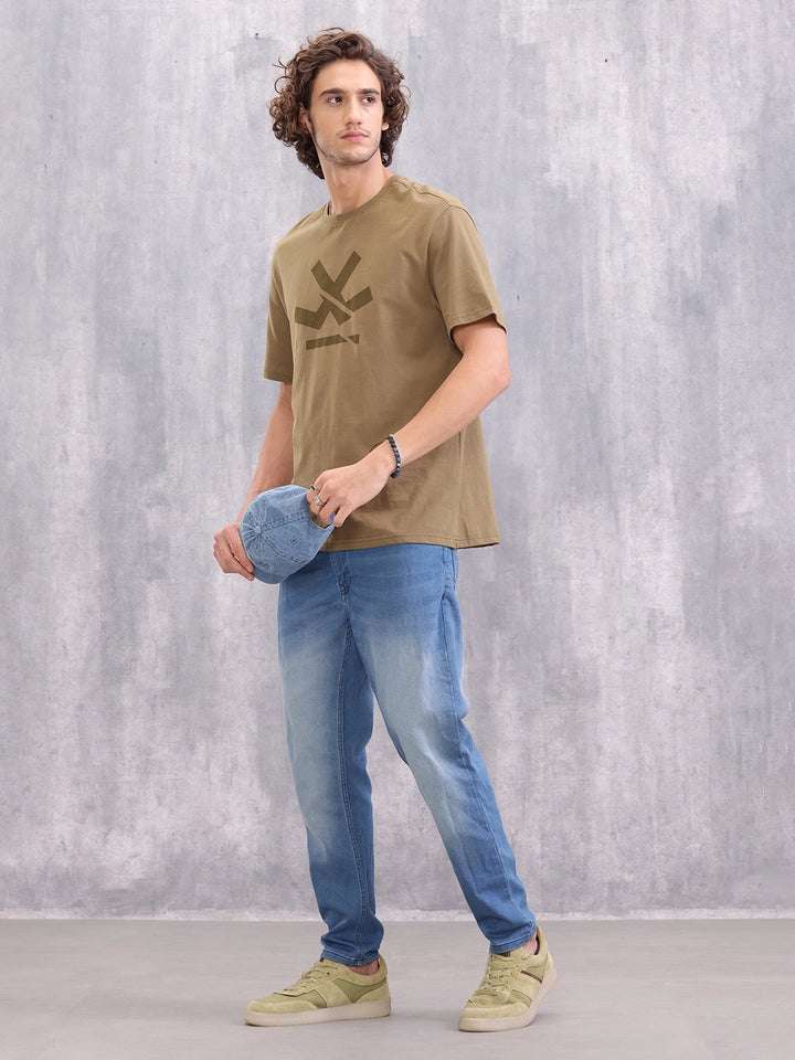 Low Fade Skinny Crop Jeans | Blue