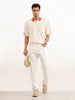 Solid Anti Fit Denim Jeans | White