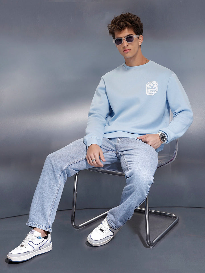 Essential Pastel Crewneck Sweatshirt | Light Blue