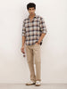 Slim Fit Checkered Full Sleeve Shirt | Multicolor