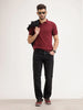 Straight Fit Denim Jeans | Black