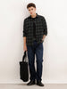 Slim Fit Full Sleeve Checkered Shirt | Dark Green | WSH02FSSL0330S