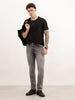 Slim Fit Heavy Faded Denim Jeans | Dark Grey | WUJN2632F