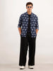 Slim Fit AOP Shirt | Blue