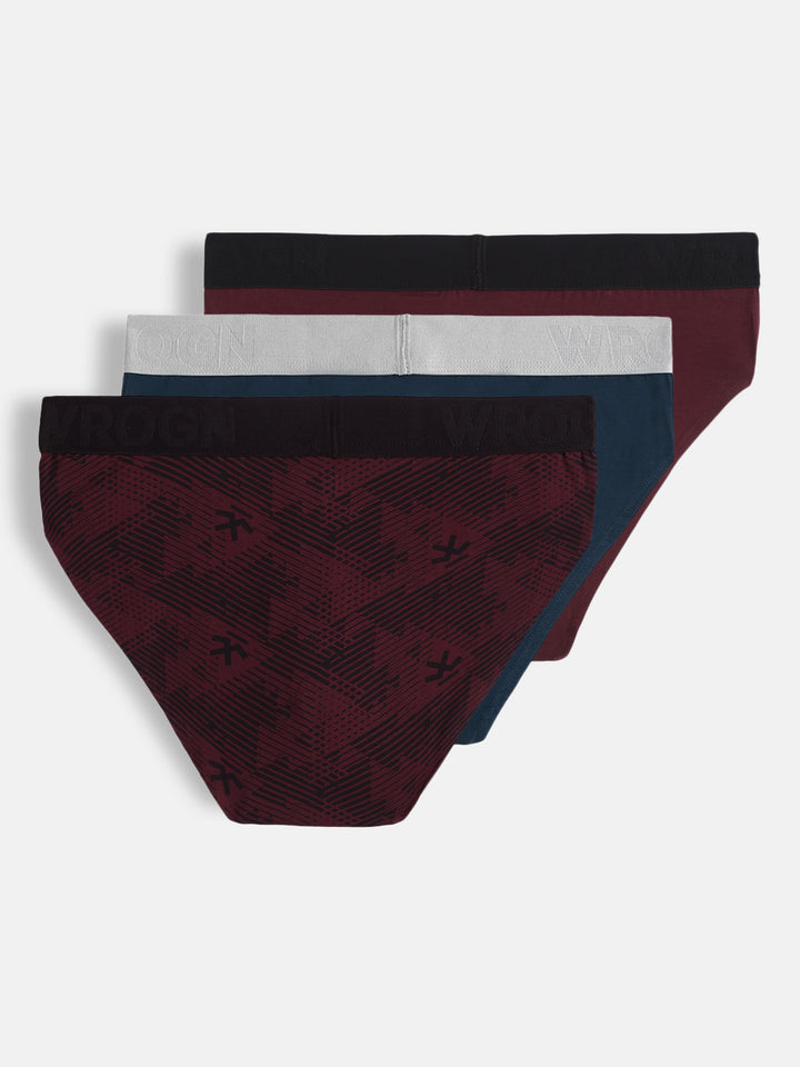 Daily Ease Solids & Print 3-Pack Briefs