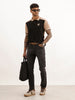 Faded Slim Fit Denim Jeans | Dark Grey