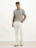 Solid Anti Fit Denim Jeans | White