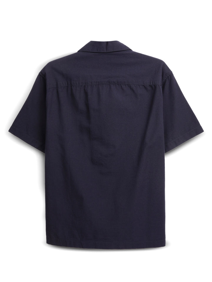 Navy Vision Resort Collar Shirt
