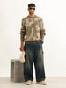 Classic AOP Knitted Full Sleeve T-Shirt | Green
