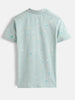 Printed Slim Fit Polo T-Shirt | Olive