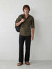 Slim Fit Double Pocket Shirt | Olive