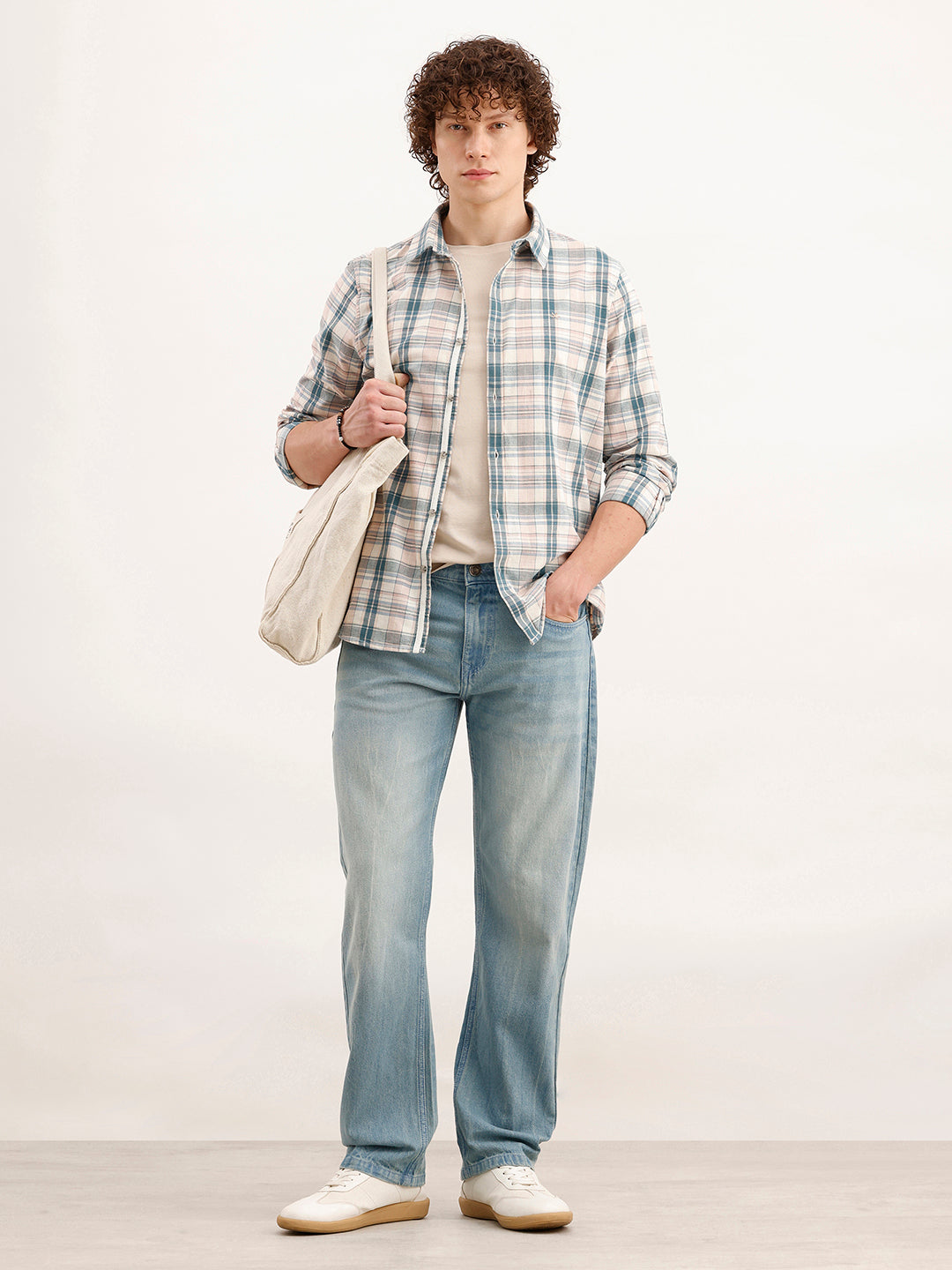 Anti Fit Faded Denim Jeans  | Light Blue