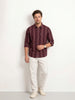 Regular Slim Fit Shirt | Maroon