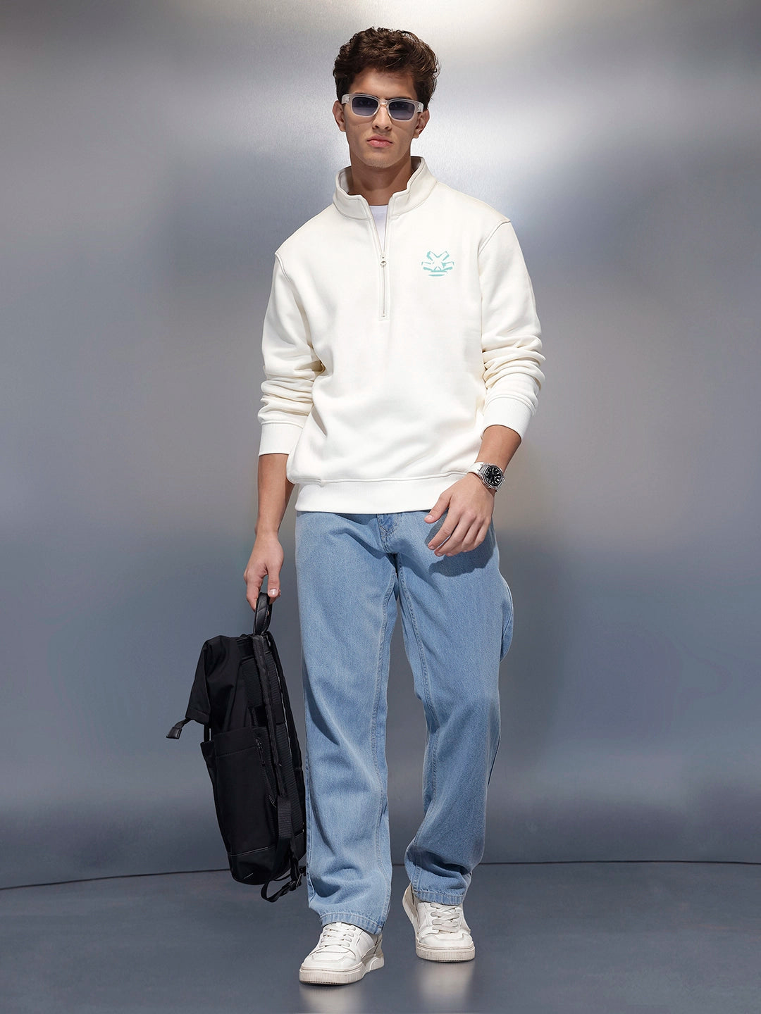 Men's Comfort Fit Sweatshirt   |  Off White