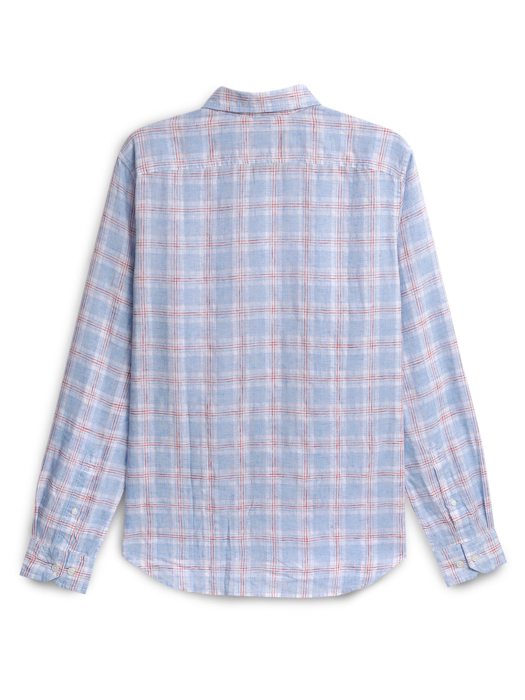 Blue Lined Classic Check Shirt