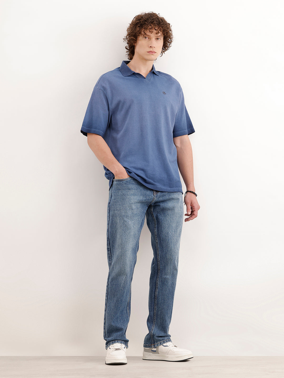 Heavy Fade Anti Fit Jeans | Blue