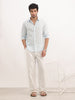 Solid Slim Fit Full Sleeve Shirt | Light Blue