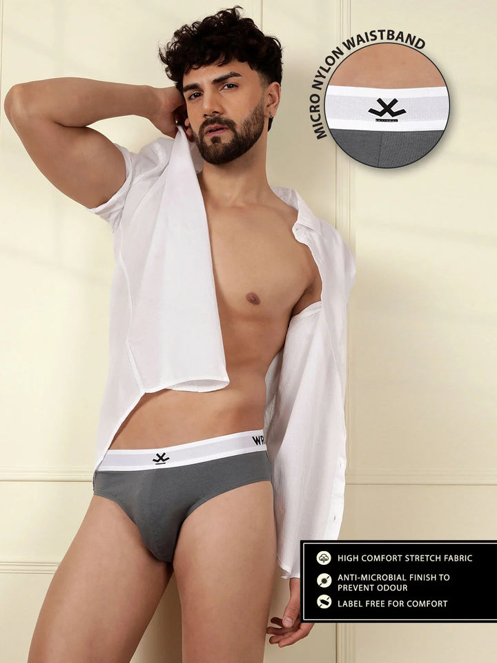 Solid All-Day Fresh 3-Pack Brief