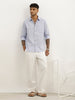 Solid Slim Fit Full Sleeve Shirt | Light Blue