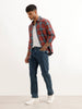 Relaxed Fit Faded Denim Jeans | Blue