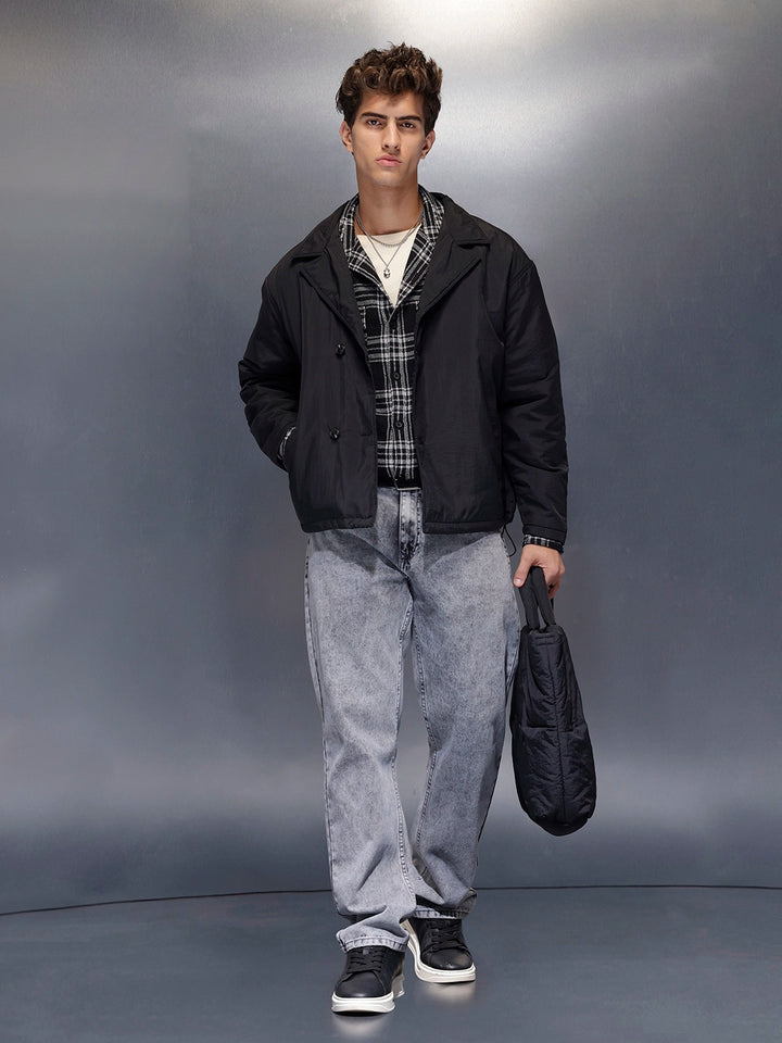 Minimal Black Lightweight Jacket | Black