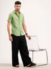Solid Regular Fit Shirt | Light Green