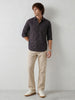 Regular Fit Checkered Shirt | Purple
