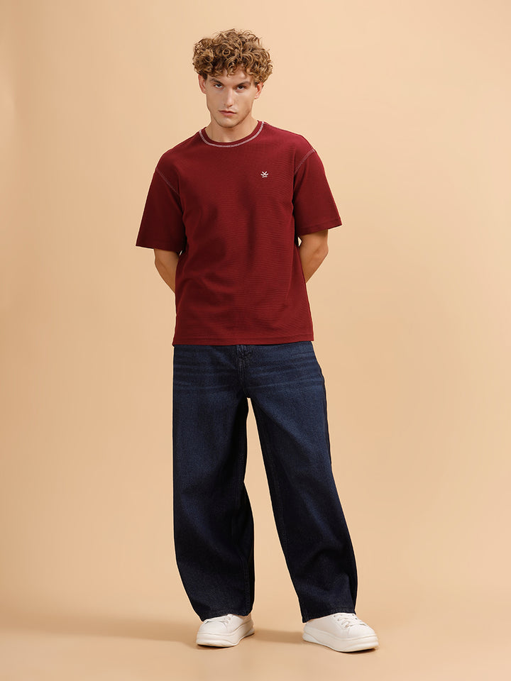 Casual Baggy Fit Jeans | Dark Blue
