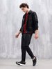 Men Casual Skinny Crop Jeans | Black