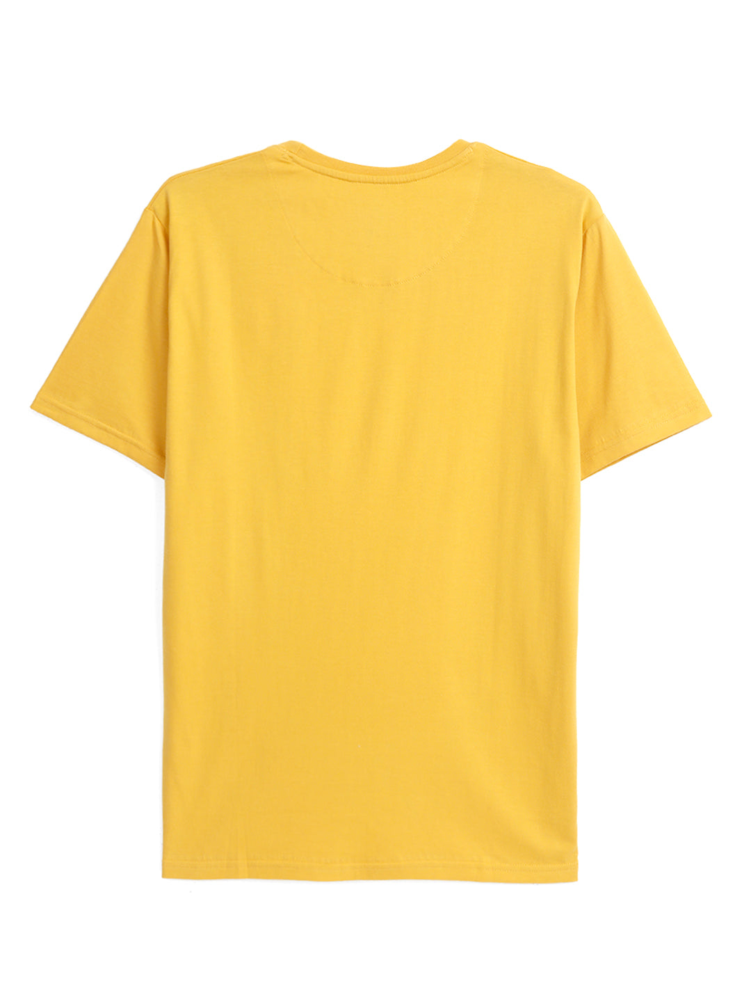 Yellow Casual Printed T-Shirt