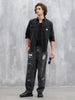 Double Pocket Overdyed Shirt | Black