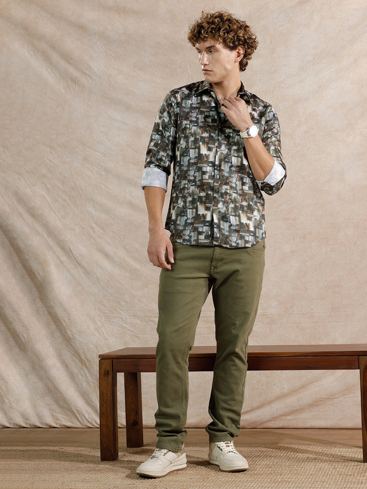 Casual Slim Fit Jeans | Black