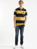 Striped Blocks Polo T-shirt