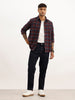 Solid Slim Ankle Fit Denim Jeans | Dark Blue