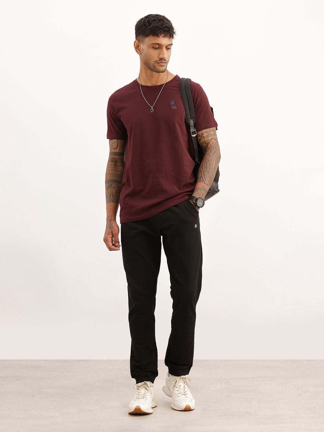 Black Solid Comfort Jogger