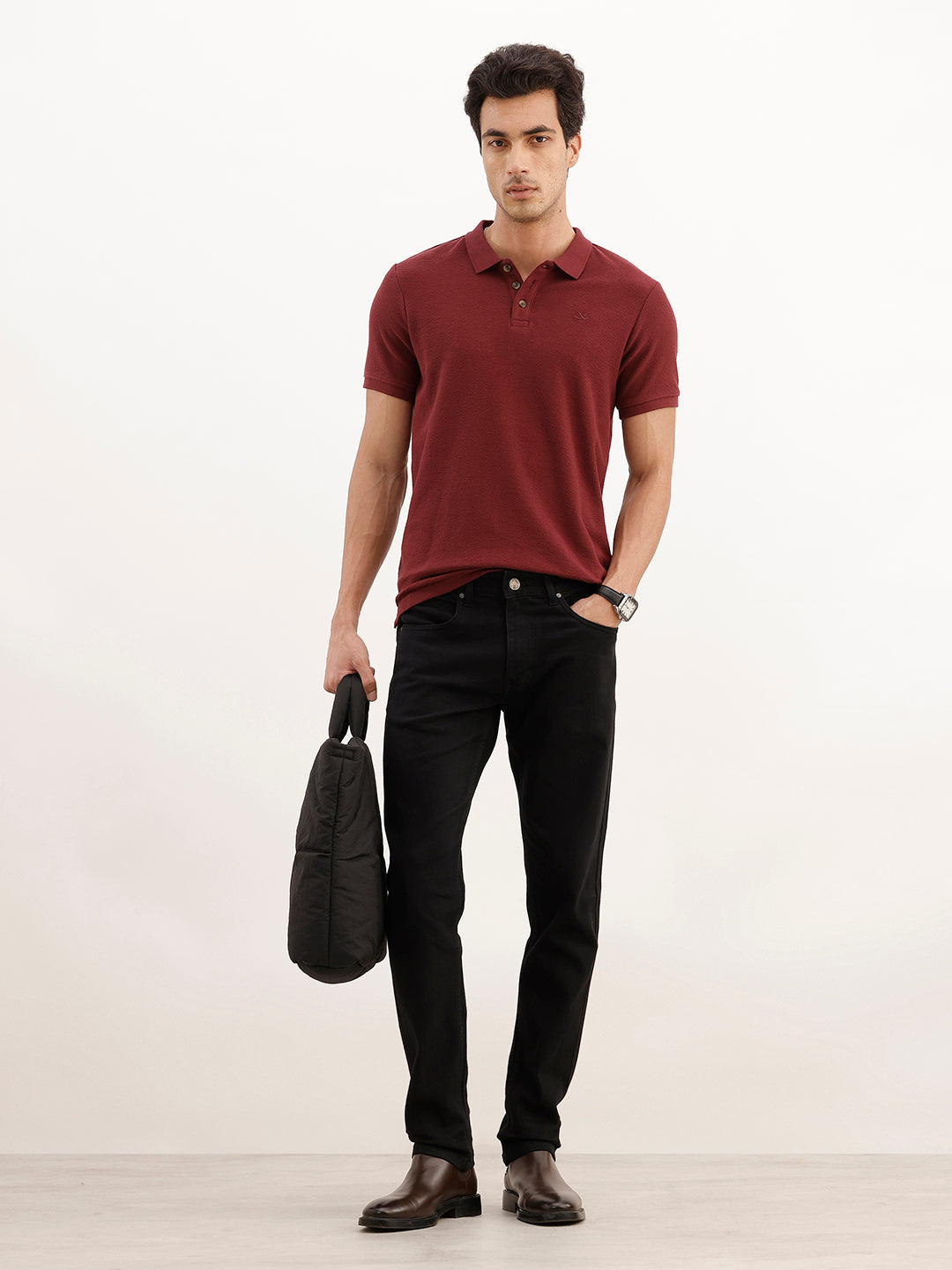 Black Casual Standout Jeans