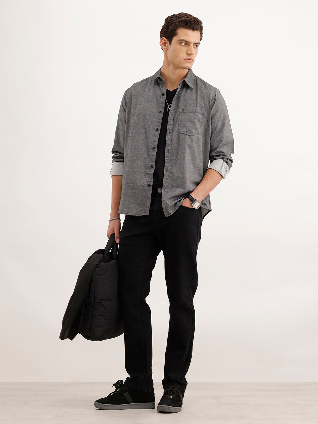 Classic Regular Fit Shirt | Black