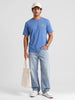 Graphic Back Printed T-Shirt | Blue